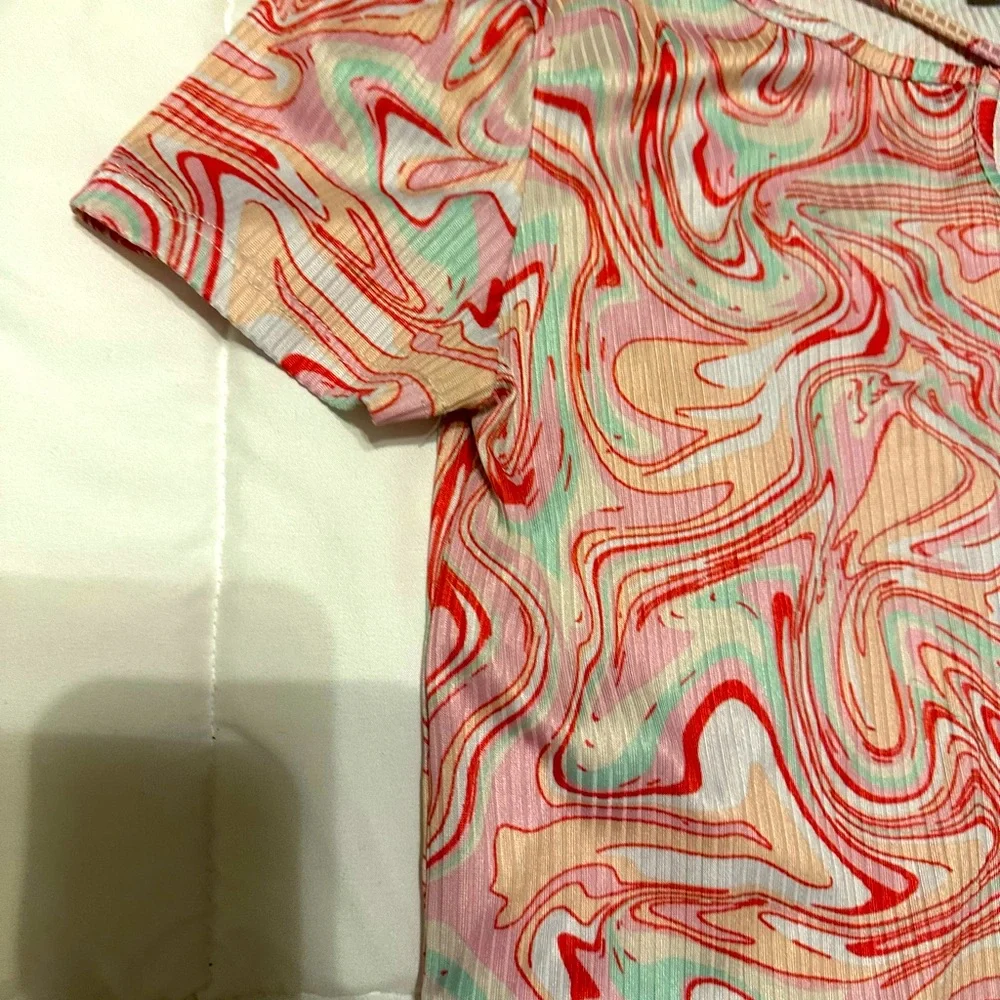 Girls patterned Top - Picture 4 of 5